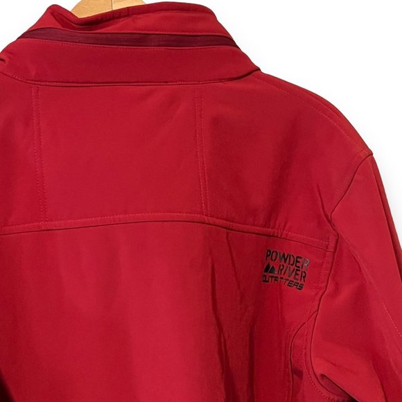 Powder River Outfitters Panhandle Slim Cowgirl Red Zip Up Jacket Coat XL - Picture 8 of 14